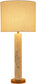 Opaline - Linen Textured Fabric And Brass Table Lamp