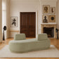 Argyle - Chenille Fabric Chaise / Loveseat