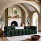Ames - 3 Piece Boucle Modular Sofa With 1 Backless Seat