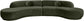 Avra - 146" Velvet Performance Fabric Upholstered Sectional