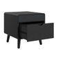 Halo - Square Smart End Table - Black