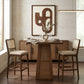 Fenwick - Cane, Oak Veneer And Solid Wood Bar Height Table