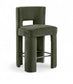Zuno - Velvet Performance Fabric Upholstered Counter Stool (Set of 2)