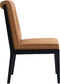 Gwendolyn - Faux Leather Dining Side Chair With Black Frame (Set of 2)