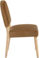 Varinelle - Velvet Upholstered Dining Chair (Set of 2) - Saddle