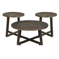 Industrial - 3 Piece Occasional Table Set - Brown