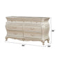 Chantelle - Dresser With Marble Top - Pearl White