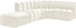 Arc - Velvet 5 Piece Corner Modular Sofa