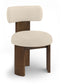 Atelier - Vegan Leather Upholstered Dining Chair (Set of 2) - Painted Brown Frame