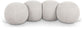 Apollo - Boucle Fabric Bench