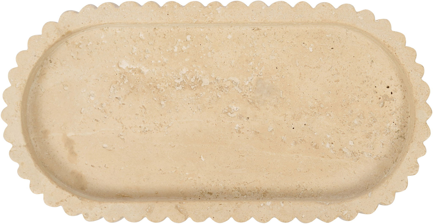 Khloe - Travertine Tray