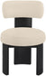 Atelier - Vegan Leather Upholstered Dining Chair (Set of 2) - Black Frame