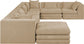 Stellar - 7 Piece Chenille Fabric Upholstered Modular Sectional