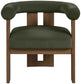 Arienzo - Performance Fabric Upholstered Accent Chair - Walnut Base