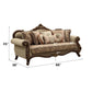 Mehadi - Sofa With 8 Pillows - Velvet & Walnut