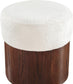 Nimes - Ottoman / Stool With Brown Base