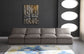 Plush - Modular Armless 4 Seat Sofa