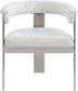 Romeo - Boucle Dining Chair With Silver Base (Set of 2)