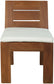 Mirella - Water Resistant Fabric Upholstered Outdoor Patio Dining Side Chair