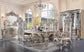 Danae - Dining Table - Champagne & Gold