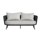Bali - Loveseat With Olefin - Dark Gray