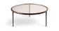 Evren - Glass Top And Aluminum Base Coffee Table