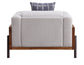 Pelton - Chair With Pillow - Fabric & Walnut