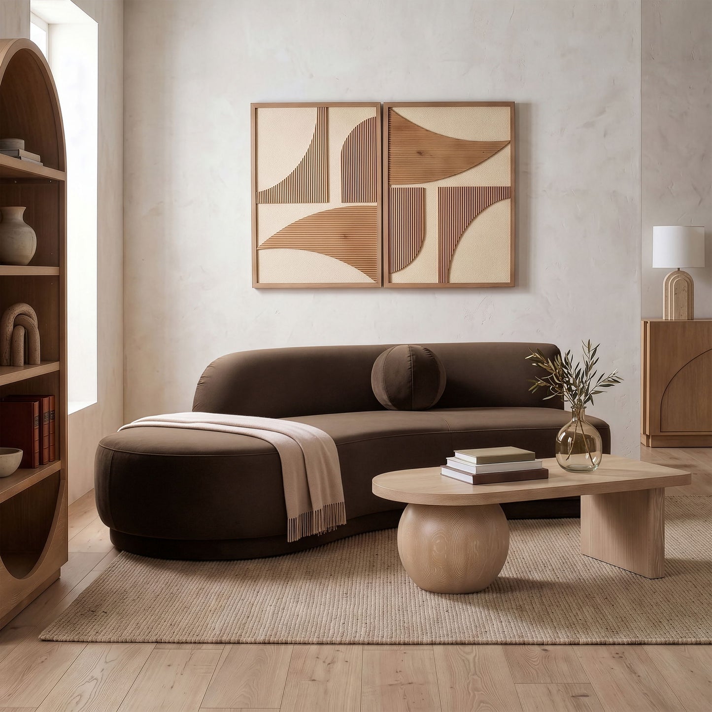 Avra - 86" Velvet Performance Fabric Upholstered Sofa