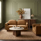 Diviento - Velvet Performance Fabric Upholstered Loveseat