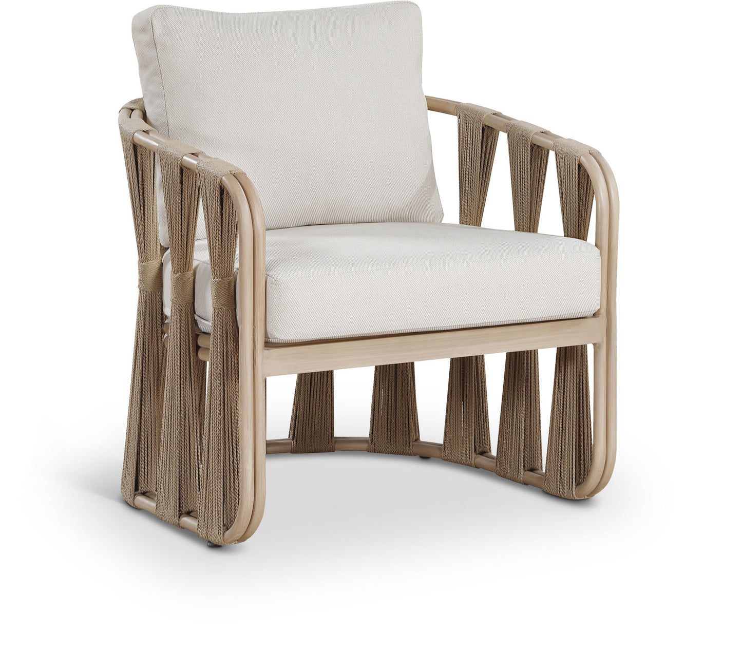 San Pietro - Resilient Waterproof Fabric Upholstered Outdoor Patio Chair