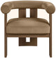 Arienzo - Performance Fabric Upholstered Accent Chair - Walnut Base