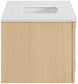 Leonardo - Engineered Stone And Solid Wood 24" Wall Mounted Bathroom Vanity