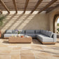 Solace - Olefin 5 Piece Outdoor Patio Modular Sectional