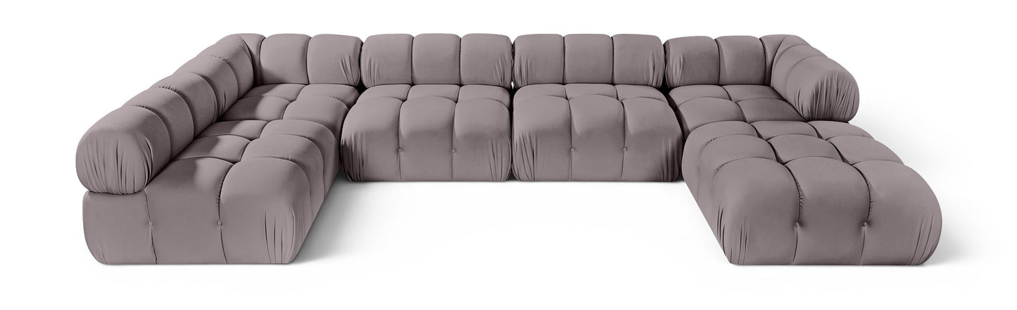 Orin - 6 Piece Modular Sectional (3 Modular Chairs, 2 Corner Chairs & Ottoman)