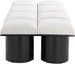 Pavilion - 8 Piece Modular Bench With Black Base