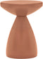 Anika - Iron End Table - Terracotta