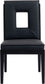 Gwendolyn - Faux Leather Dining Side Chair With Black Frame (Set of 2)