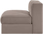 Rummi - Velvet Performance Fabric Upholstered Modular Armless Chair