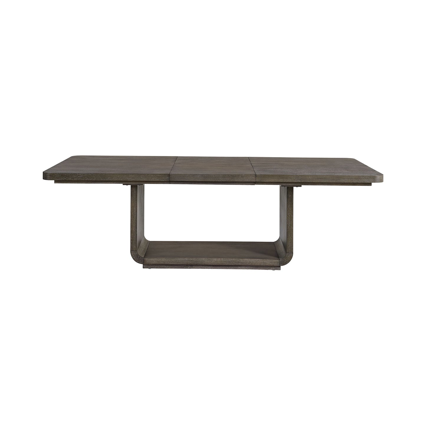 Hollywood Park - Rectangular Dining Table With Leaf - Dark Gray