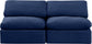 Indulge - Velvet 2 Seat Modular Armless Sofa
