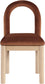 Conrad - Velvet Dining Chair With Natural Legs