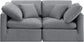 Indulge - Velvet 2 Seat Modular Sofa