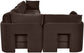 Hammond - Velvet Performance Fabric Upholstered 6 Piece L-Shaped Sectional