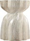 Caserta - Concrete End Table - Travertine