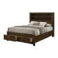 Merrilee II - Queen Bed With Storage - Oak