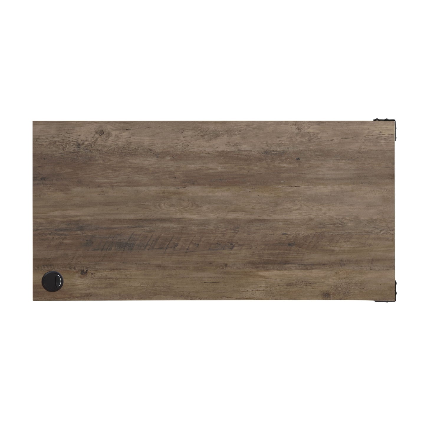 Zakwani - 48" Writing Desk - Rustic Oak & Black