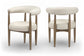 Sable - Vegan Leather Upholstered Dining Chair (Set of 2) - Brown Base