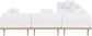 Laguna - 5 Piece 106.5" Upholstered Outdoor Patio Modular Sectional