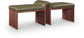 Delphine - Bench - Walnut Base