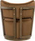 Elara - Velvet Upholstered Swivel Accent Chair - Stained Brown
